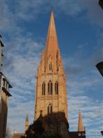 St Pauls Cathedral tower from north, Swanson St